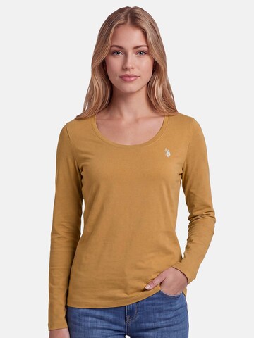 U.S. POLO ASSN. Shirt in Brown: front