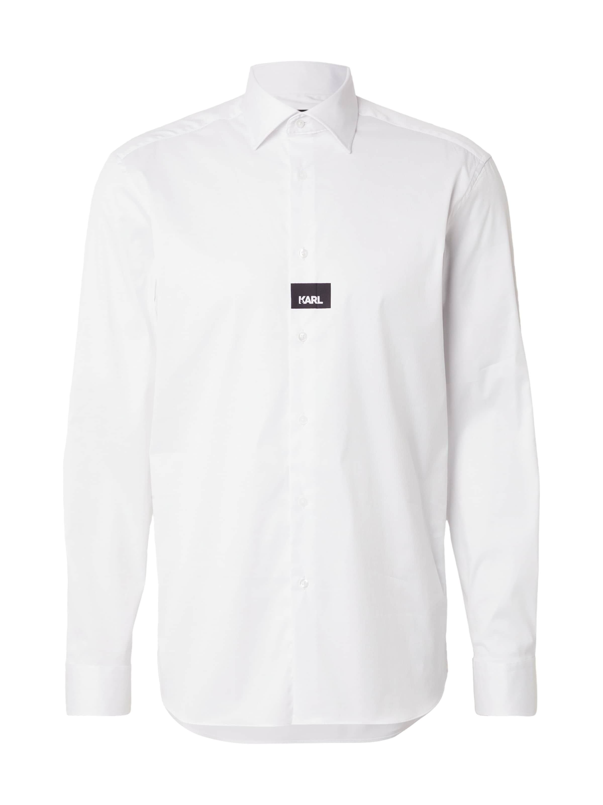 Regular fit Camicia di Karl Lagerfeld in bianco: frontale