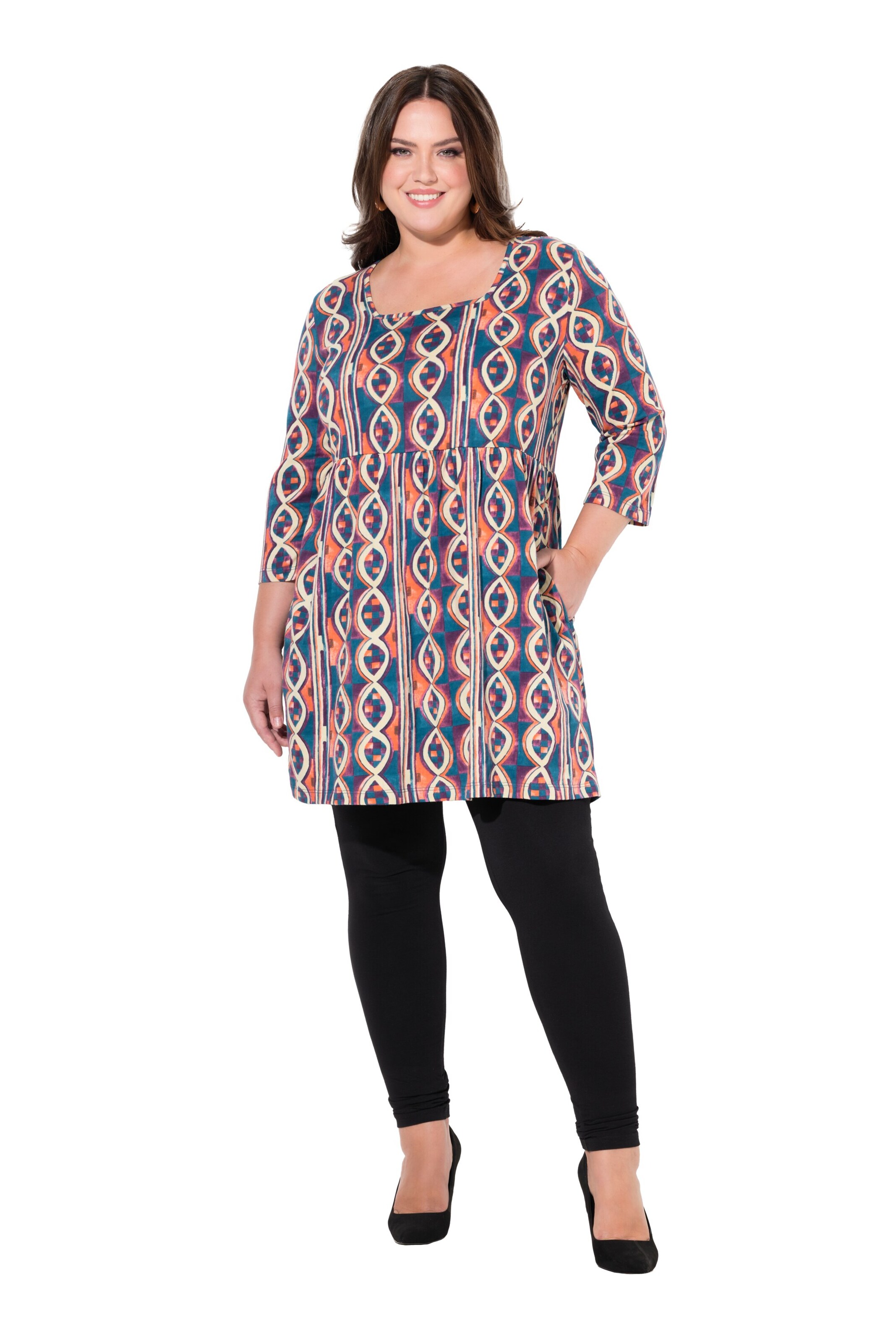 Ulla Popken Shirt in Roze: voorkant