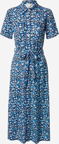 Oasis Shirt Dress in Blue: front