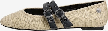 Ballerines 'CHARLOTTE' Pepe Jeans en beige : devant