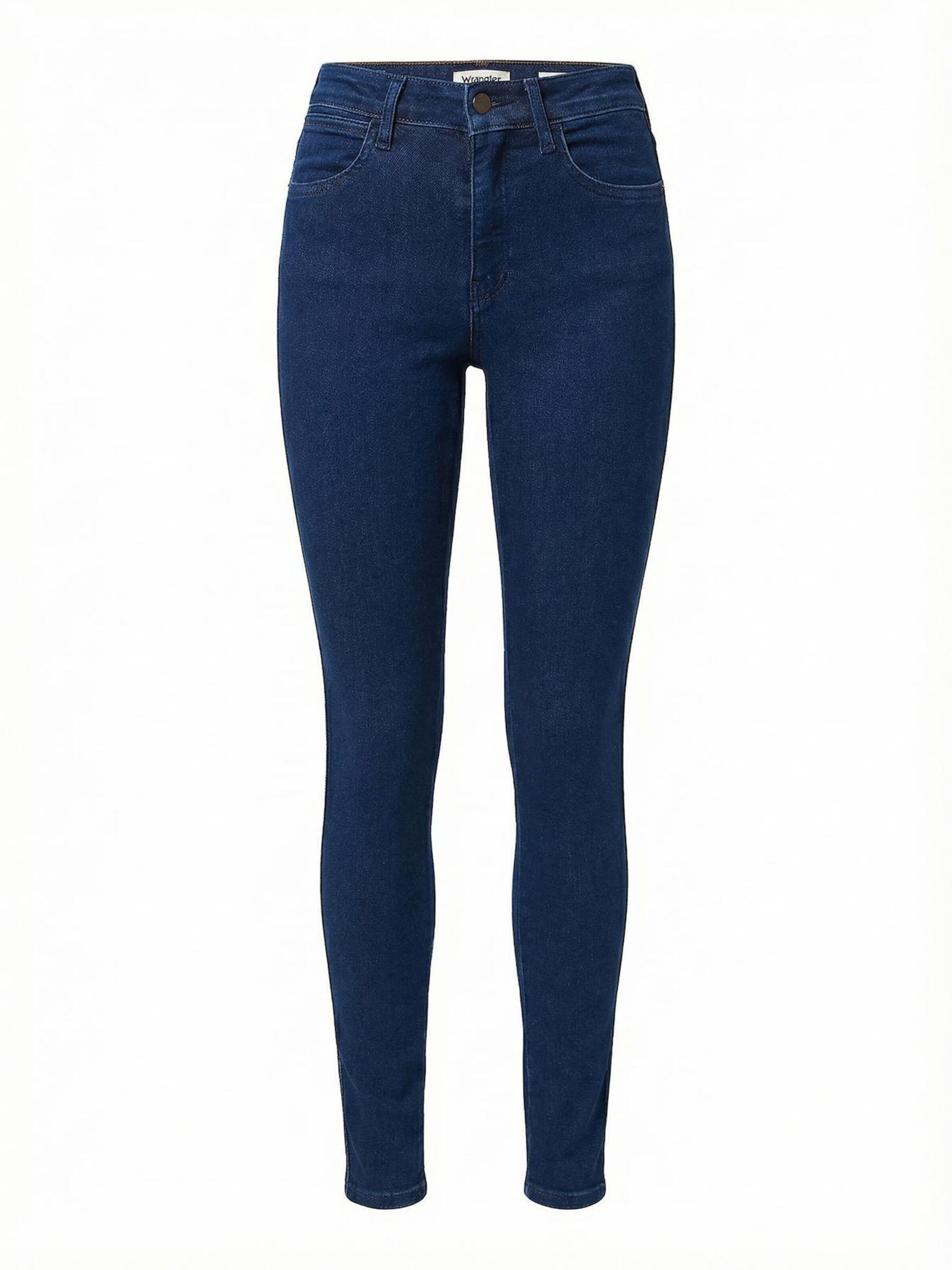 Jeans 'HIGH SKINNY' di WRANGLER in blu: frontale