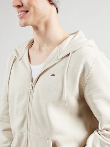 Tommy Jeans Sweat jacket in Beige