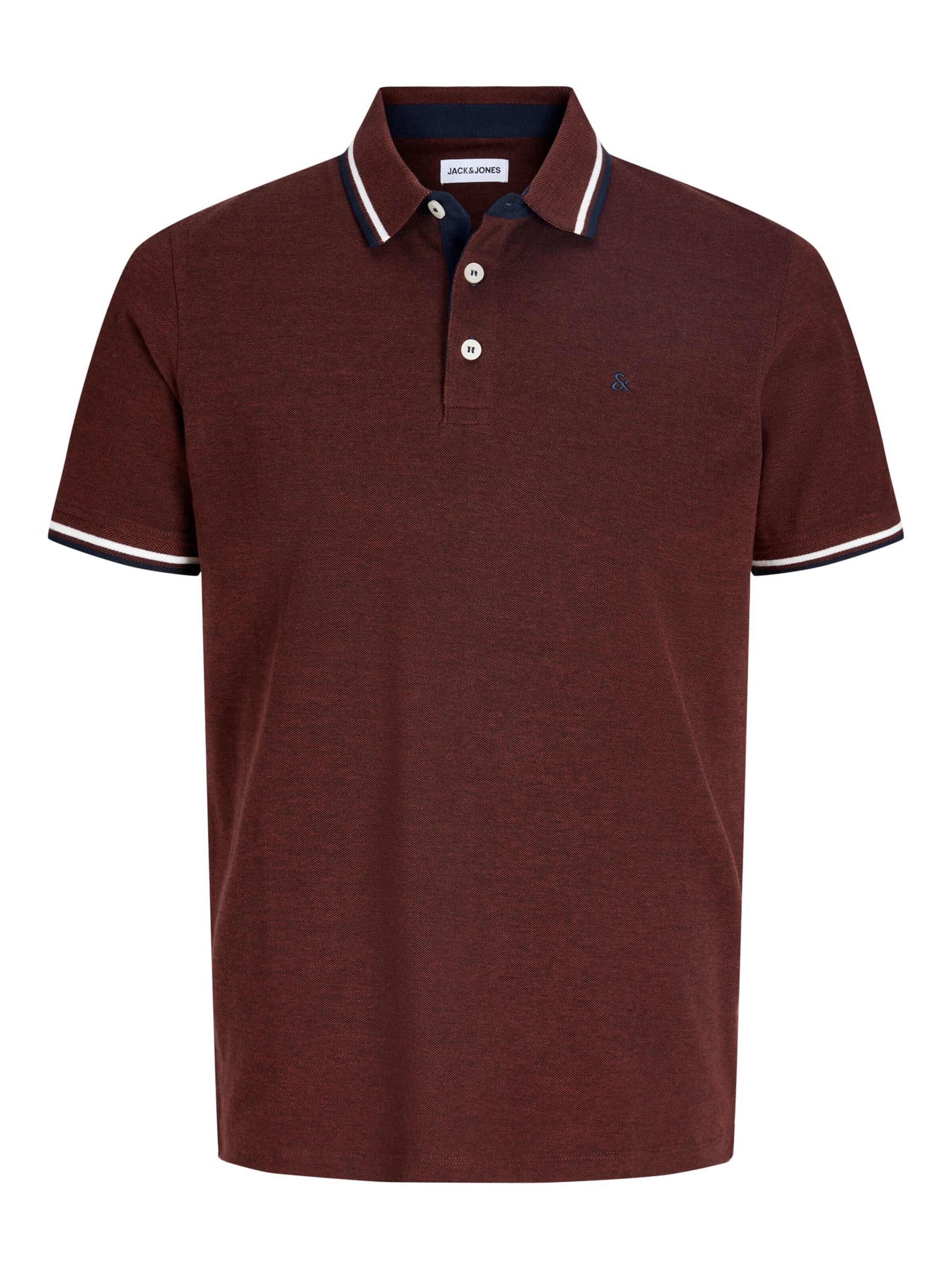 JACK & JONES Shirt 'paulos' in XL in Bordeaux, Item view