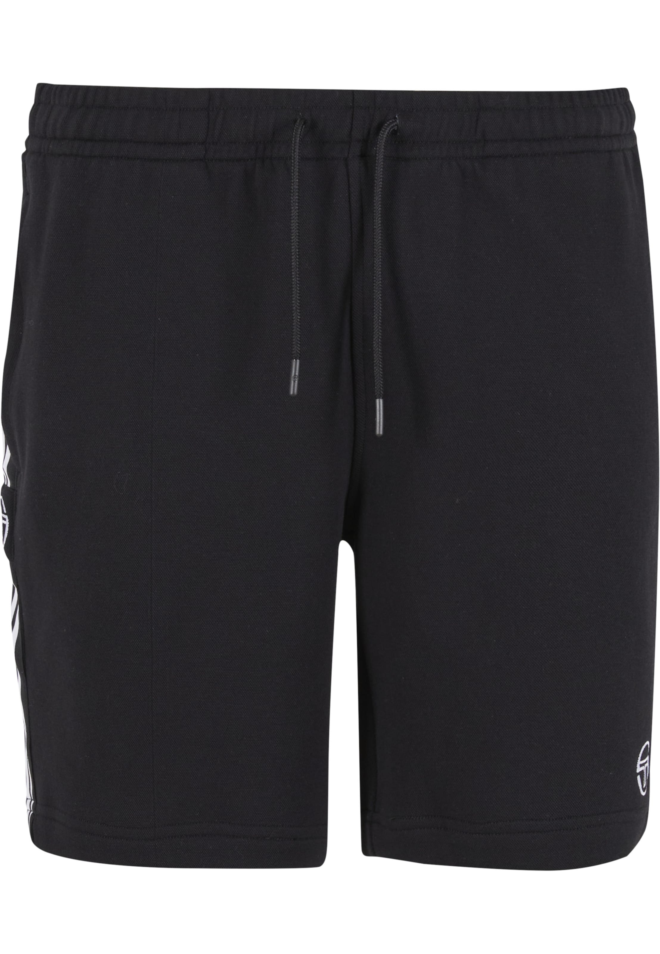 Sergio Tacchini Regular Shorts 'Cesena' in Schwarz: Vorderseite