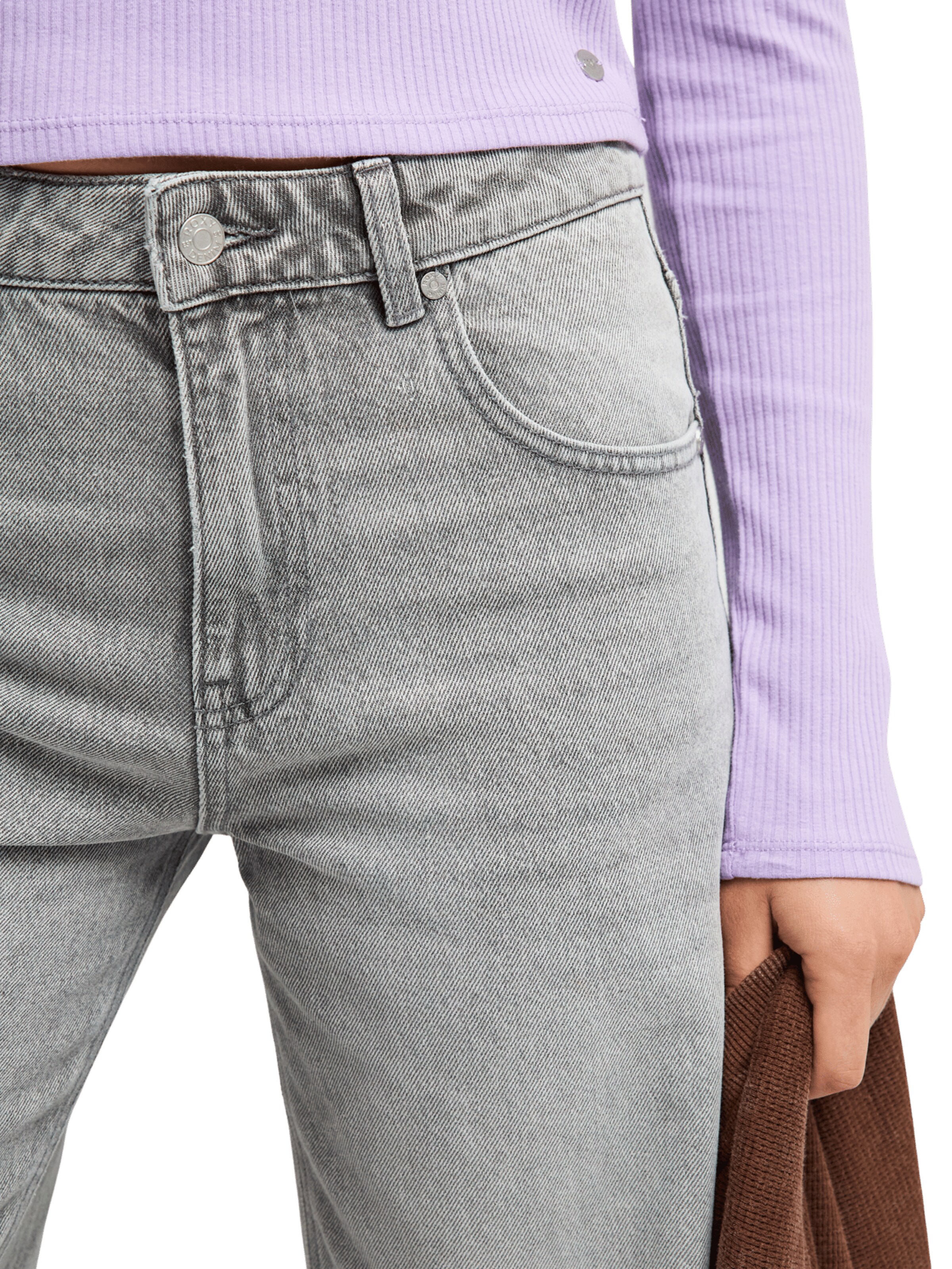 ROXY Wide leg Jeans in Grey