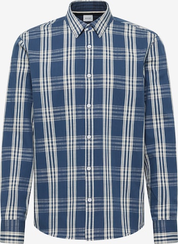 MUSTANG Hemd ' Style Elmore ' in Blau: Vorderseite