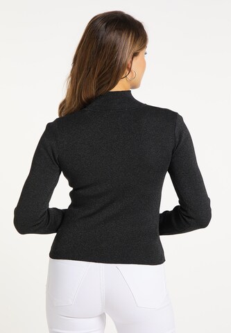 faina - Pullover em preto