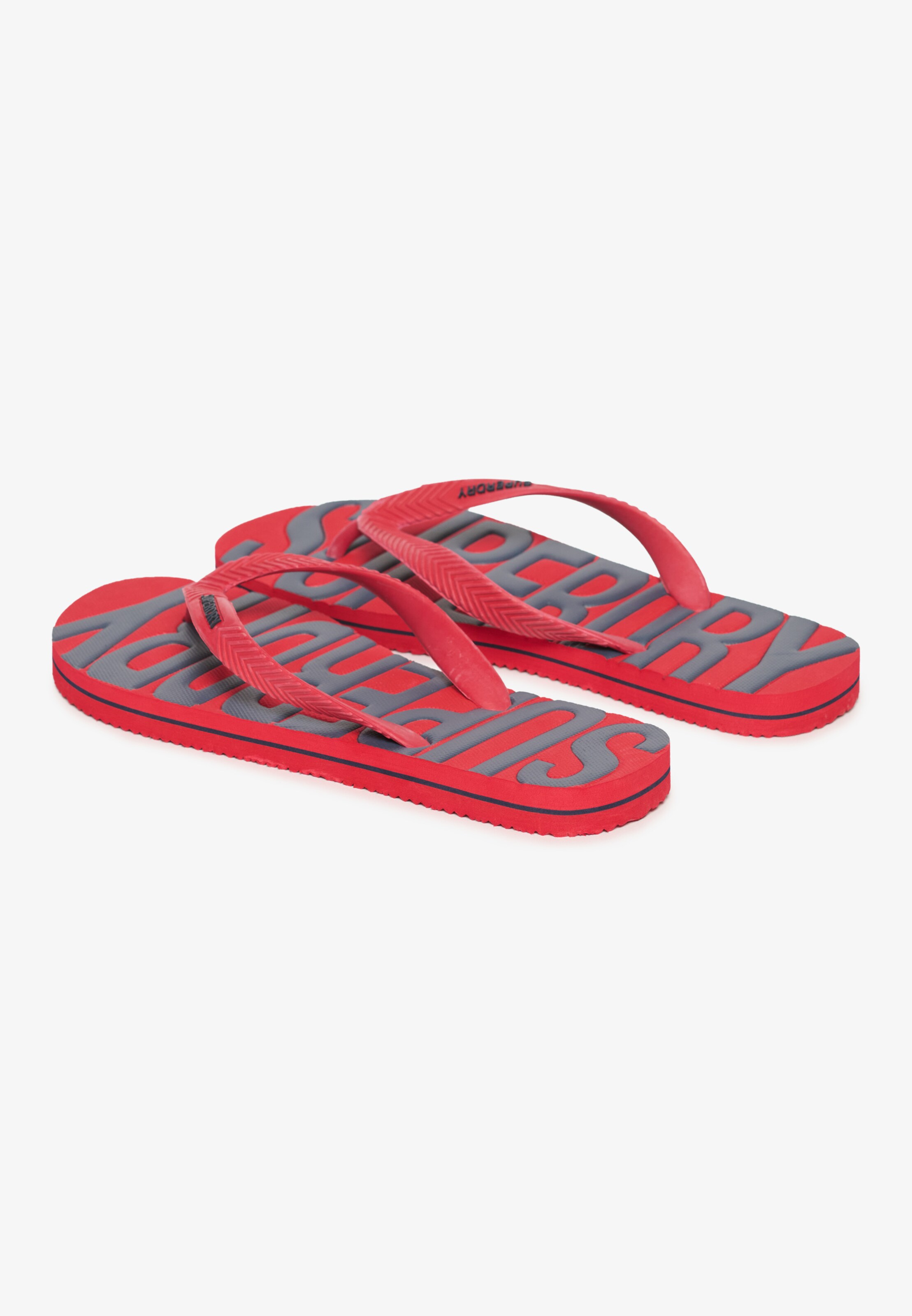 Tongs Superdry en rouge
