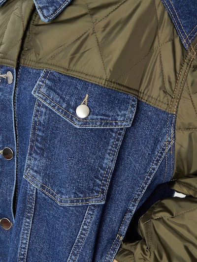 Happiness İstanbul Between-Season Jacket in S in Blue denim / Green, Item view