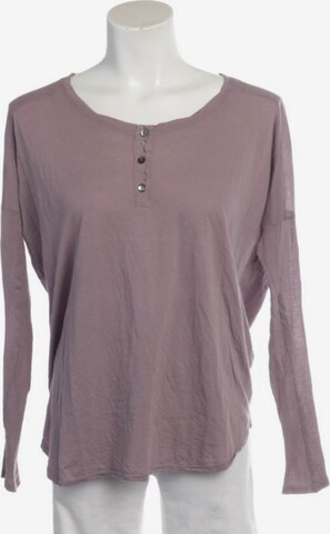 Velvet Top & Shirt in S in Purple: front