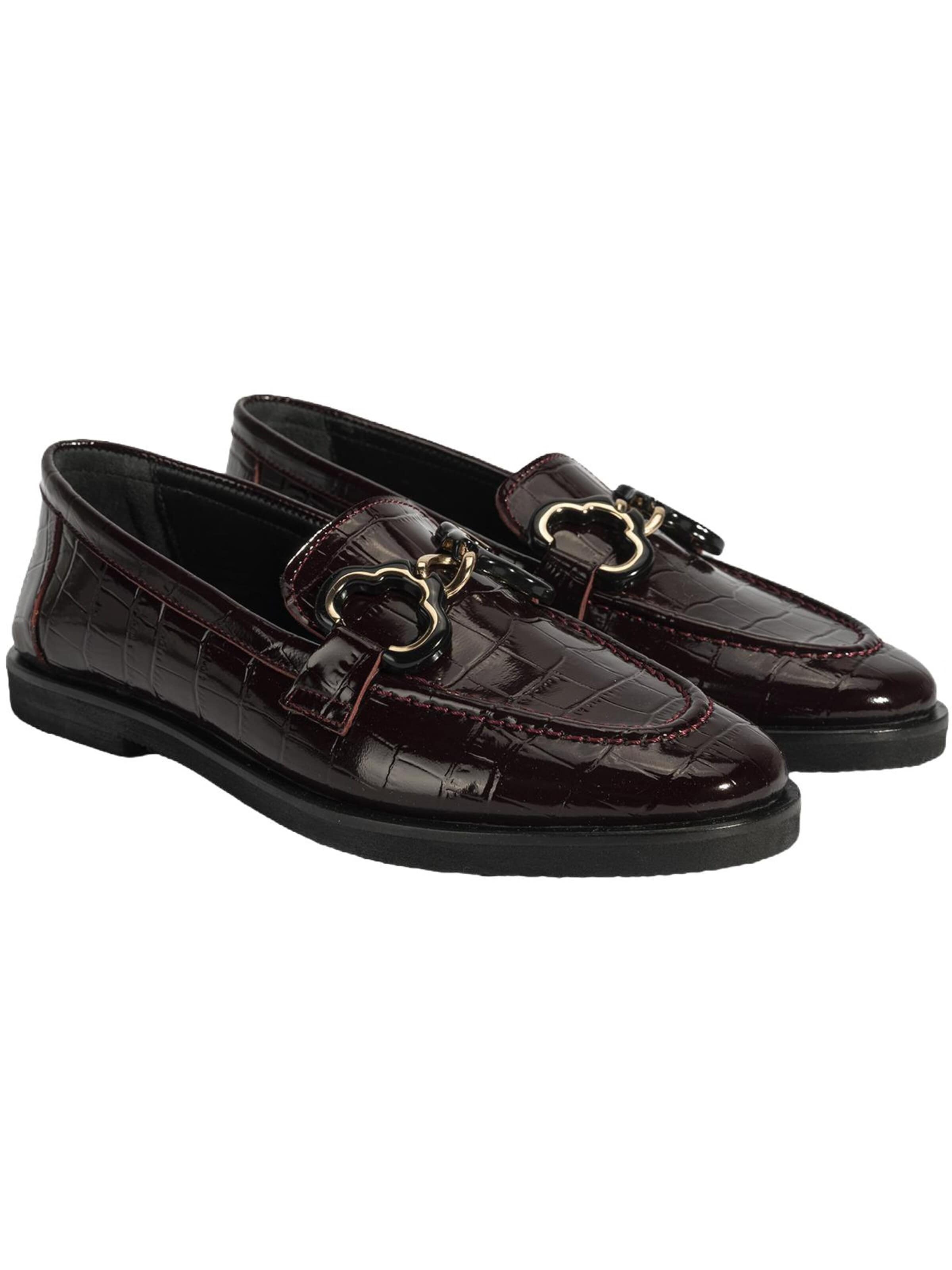 Desa - Mocasines 'Slip-Ons' en rojo