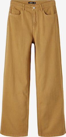 LMTD Wide leg Trousers 'ROLIZZA' in Yellow: front