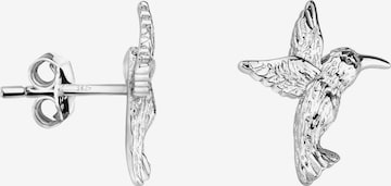 Sofia Milani Ohrringe 'Hammered Hummingbird' in Silber: Vorderseite