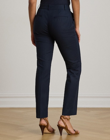 Lauren Ralph Lauren regular Παντελόνι με τσάκιση σε μπλε