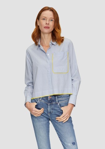 s.Oliver Blouse in Blue: front