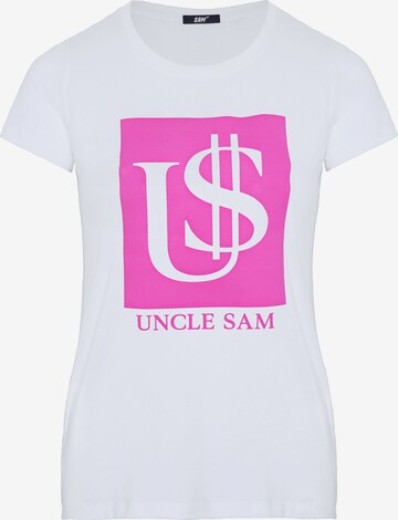 UNCLE SAM Shirt in White: front