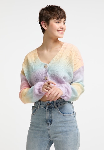 Cardigan 'Biany' MYMO en mélange de couleurs : devant