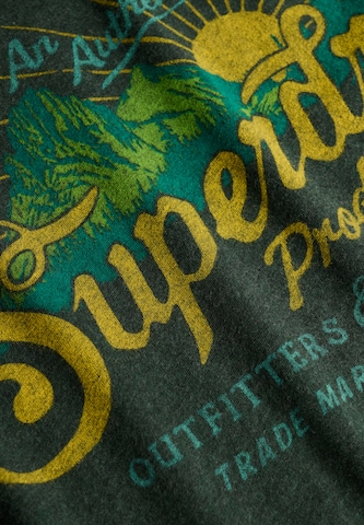 Superdry & Co Shirt 'OUTDOORS MOUNTAIN' in Green