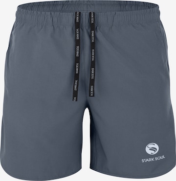Pantalon de sport Stark Soul en gris : devant