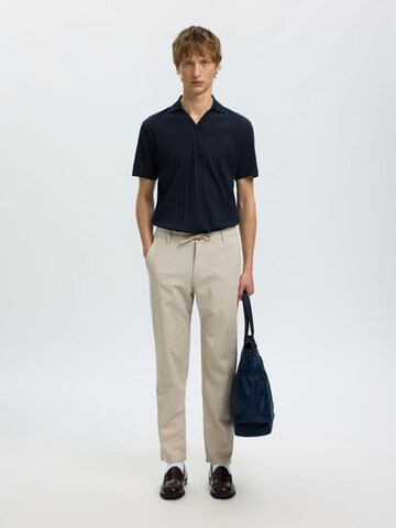 T-Shirt SELECTED en bleu