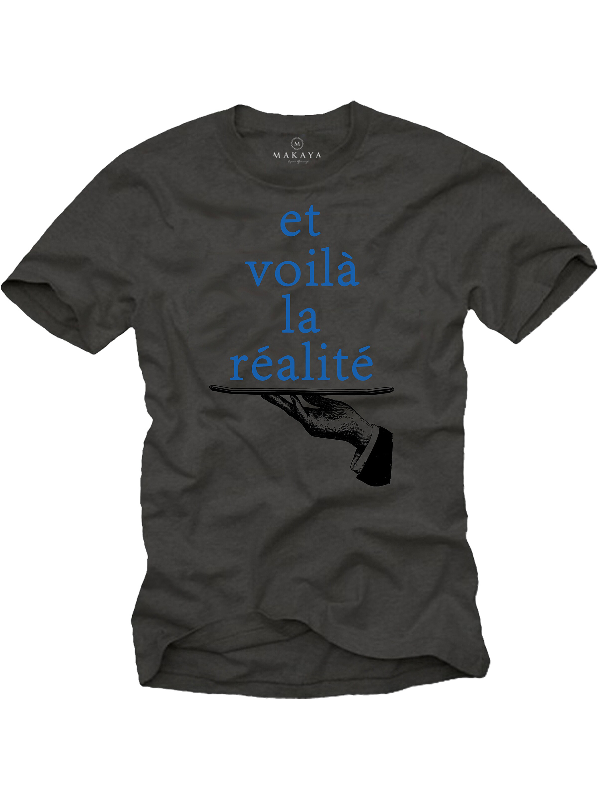 MAKAYA Shirt in Grey: front