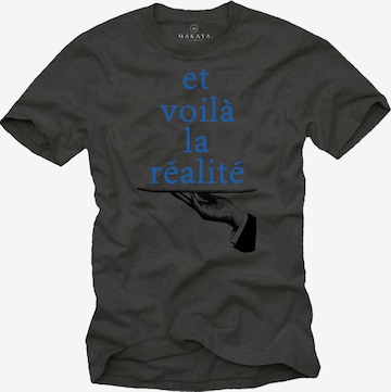 MAKAYA Shirt in Grey: front