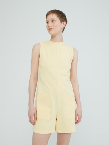 EDITED Jumpsuit 'Pauleen' i gul: framsida