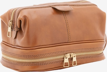 Viola Castellani Clutch in Brown: front