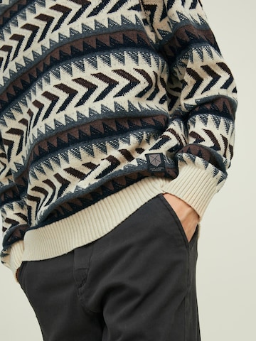 JACK & JONES Sweater 'Percy' in Beige