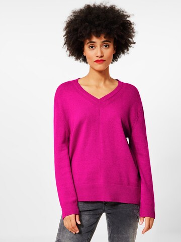 Pullover di STREET ONE in rosa: frontale