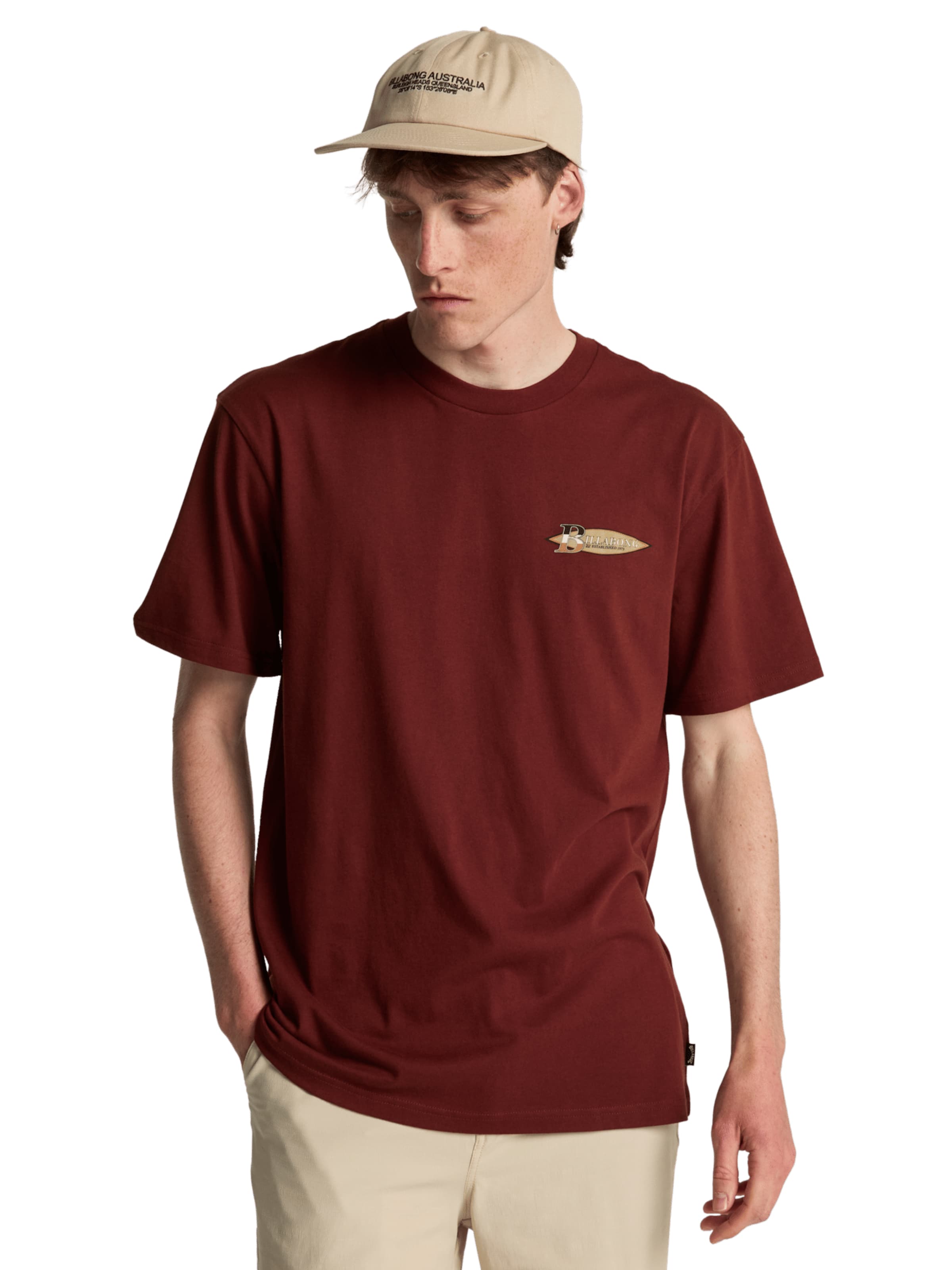 BILLABONG Shirt 'Runner Up' in Red: front