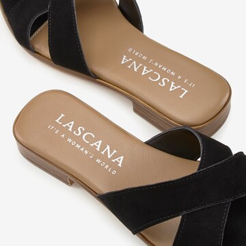 LASCANA Pantolette in Schwarz