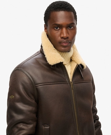 Veste mi-saison Superdry en marron