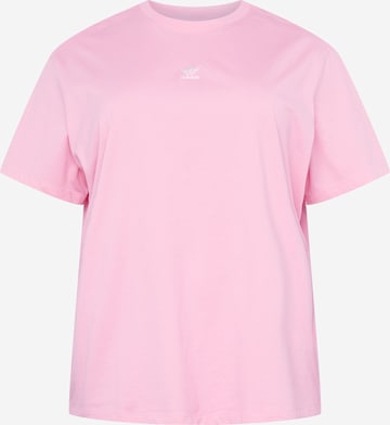 ADIDAS ORIGINALS - Camisa 'TEE' em rosa: frente