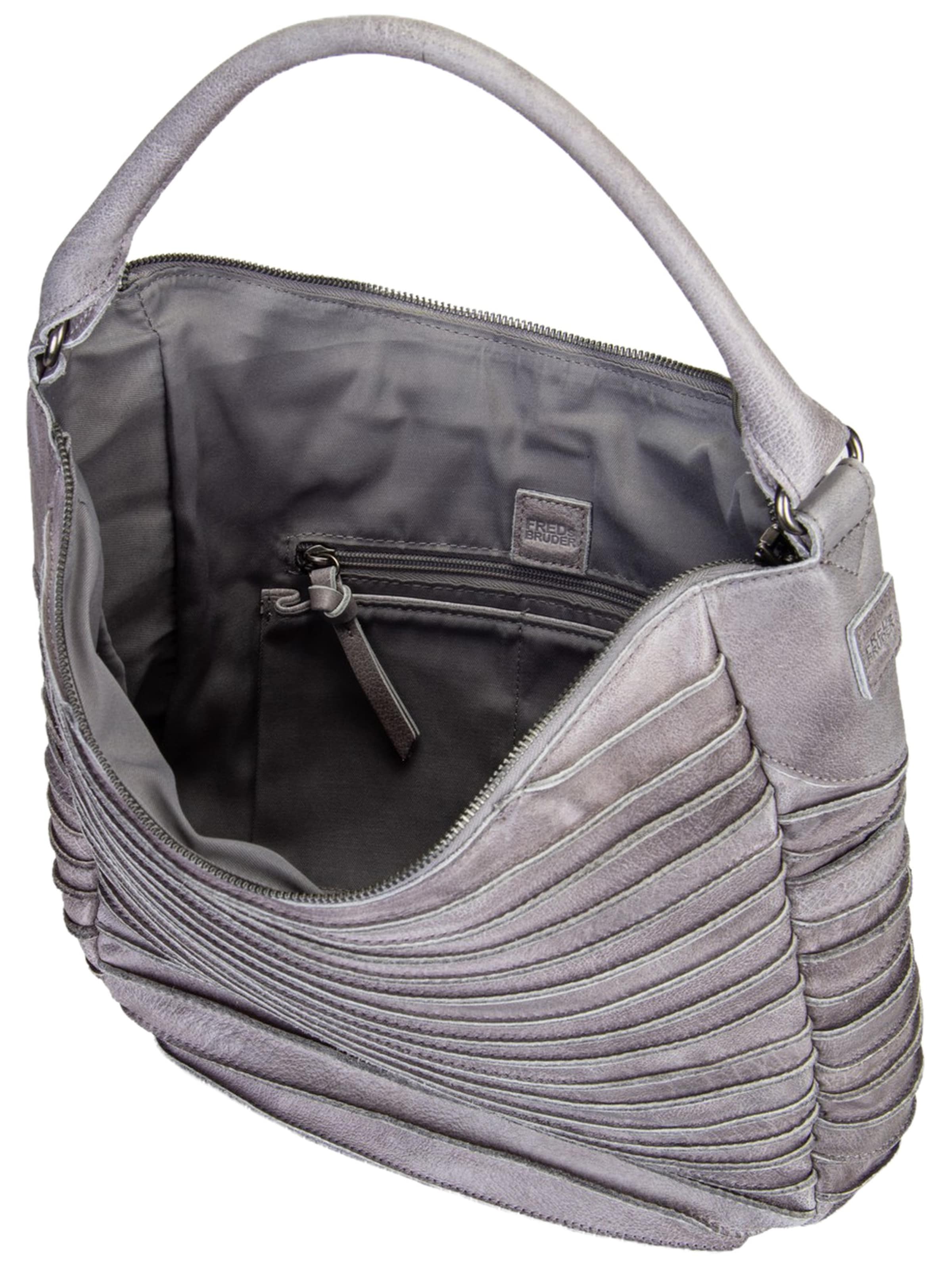 FREDsBRUDER Handtasche 'Riffeltier' in Grau