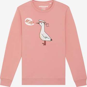 Watapparel Sweatshirt in Roze: voorkant