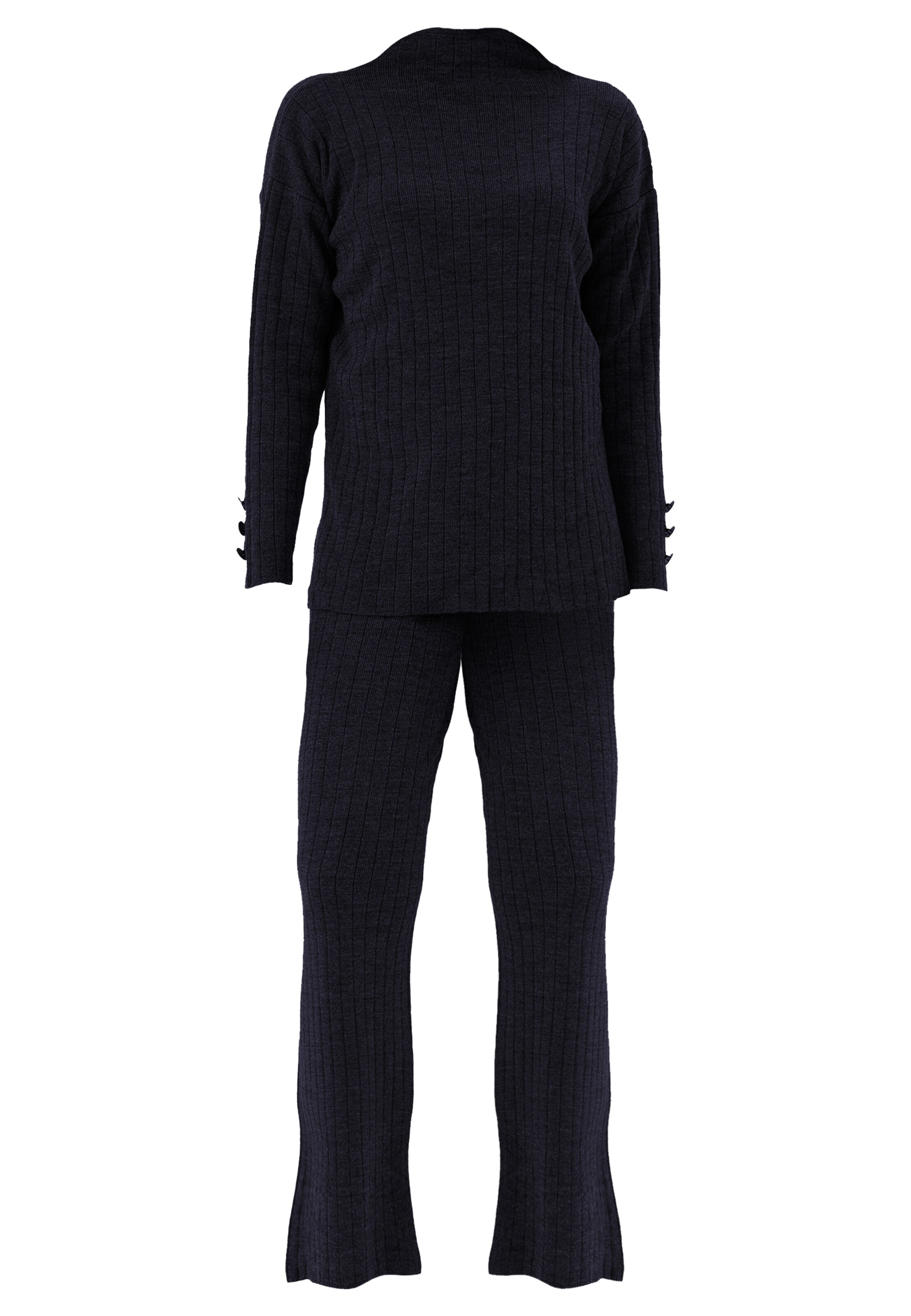 Jimmy Sanders Домашен анцуг в синьо: отпред