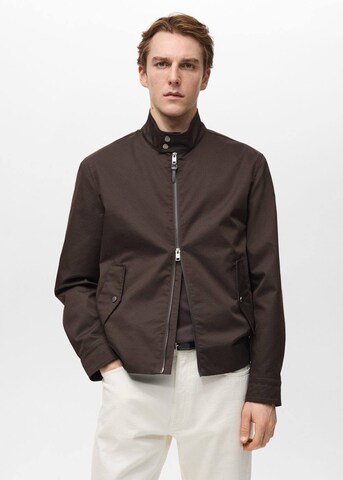 MANGO MAN Between-Season Jacket 'Talco' in Brown: front