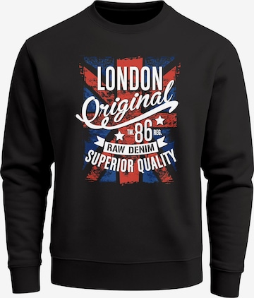 Neverless Sweatshirt 'Original' in Schwarz: Vorderseite