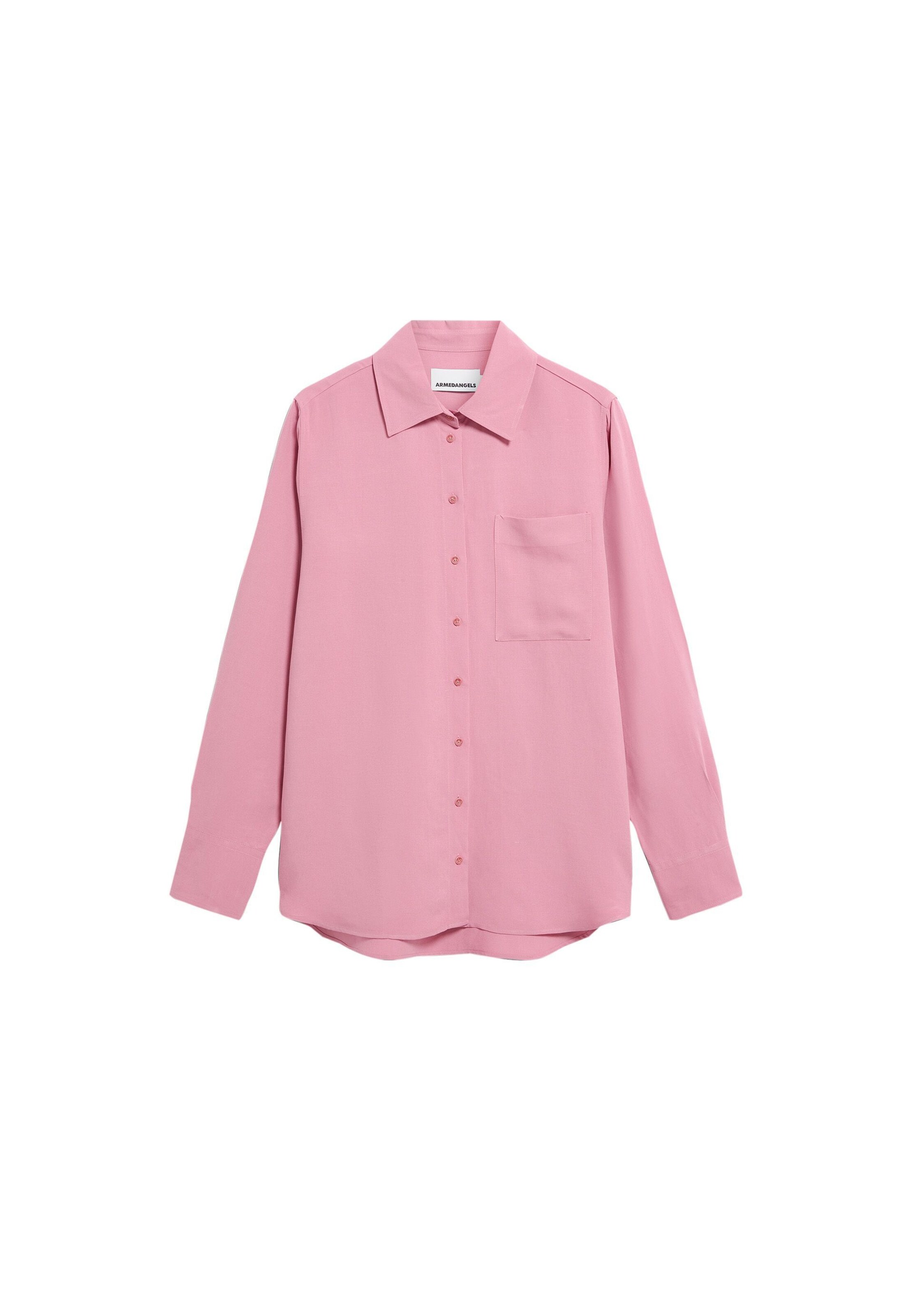 ARMEDANGELS Blouse in Roze: voorkant