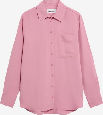 Chemisier ARMEDANGELS en rose : devant