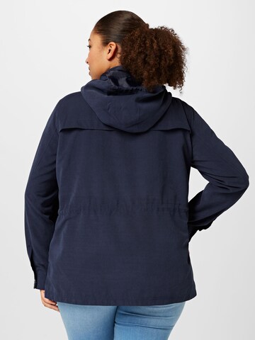 ONLY Carmakoma Between-Seasons Parka 'Starline Spring' in Blue