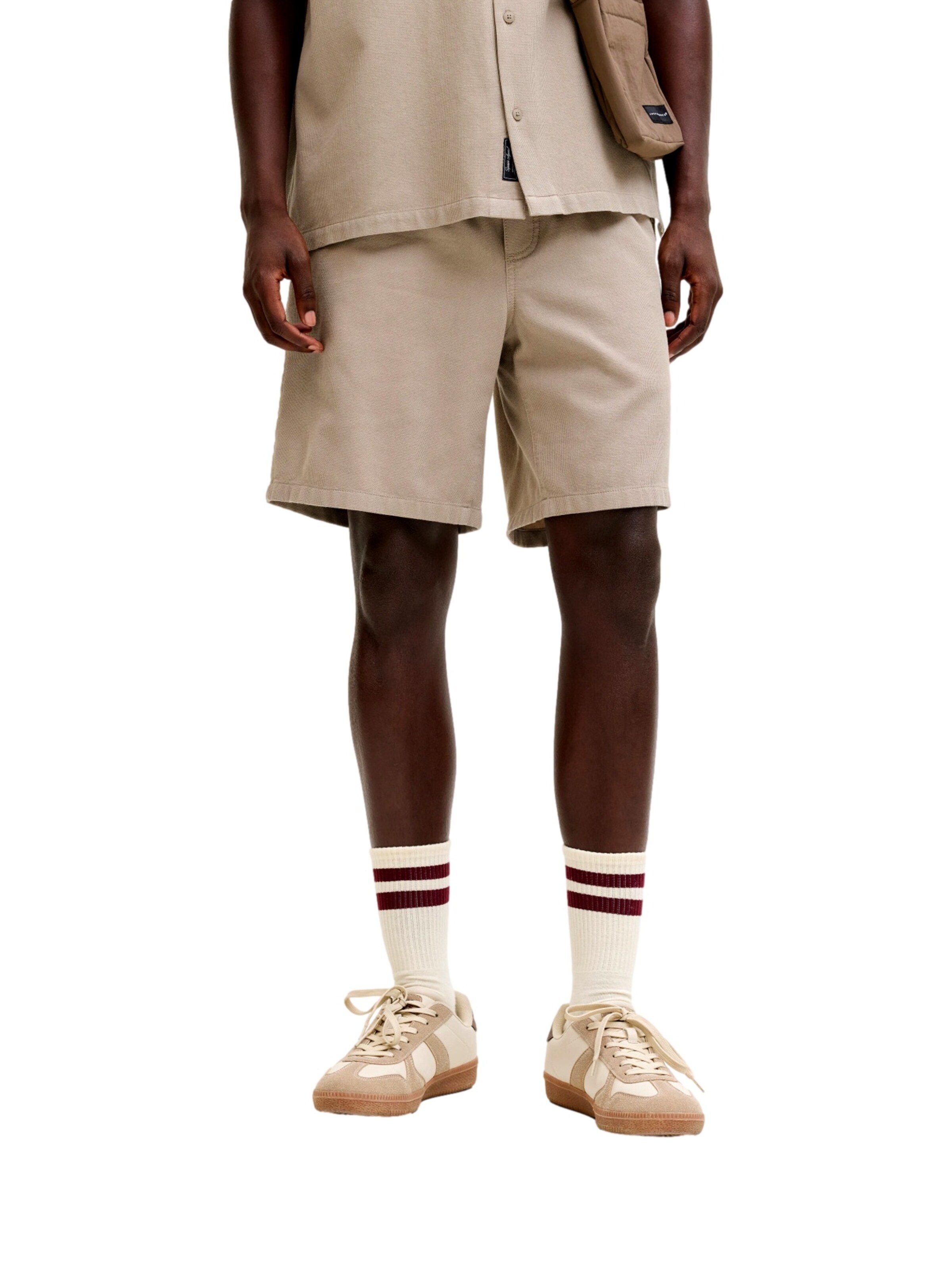 JACK & JONES Regular Broek 'JPSTJaiden' in Beige: voorkant