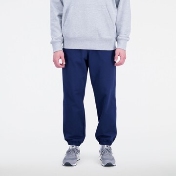 new balance Tapered Pants in Blue: front