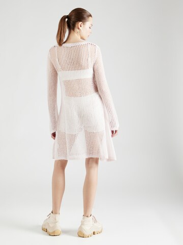 Monki Knit dress in Pink