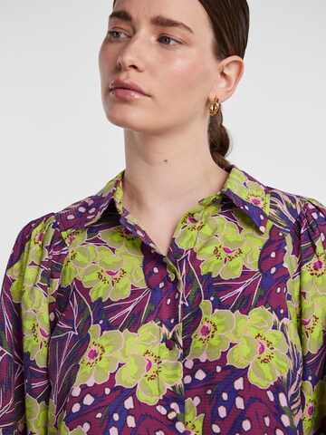 YAS Shirt dress 'EMILI' in Purple