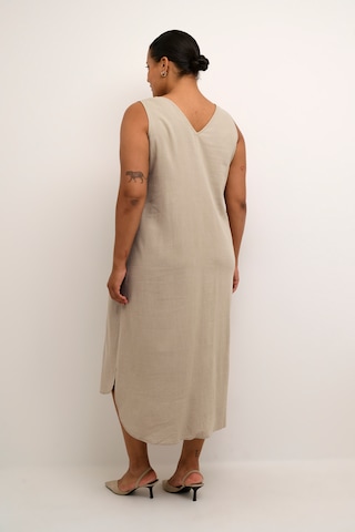 KAFFE CURVE - Vestido 'Mille' em bege