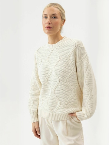 Holebrook Pullover ' Mirra ' i hvid: forside