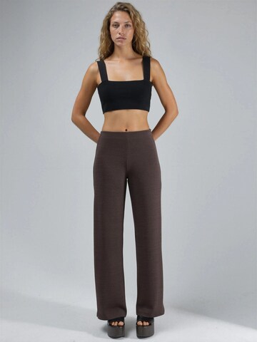 Wide Leg Pantalon Busem en marron